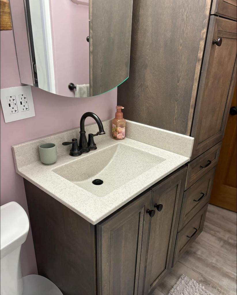 Kitchen remodel by IW Brothers LLC with updated counters and cabinets